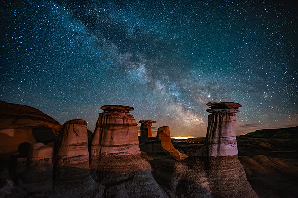 Badlands Milky Way